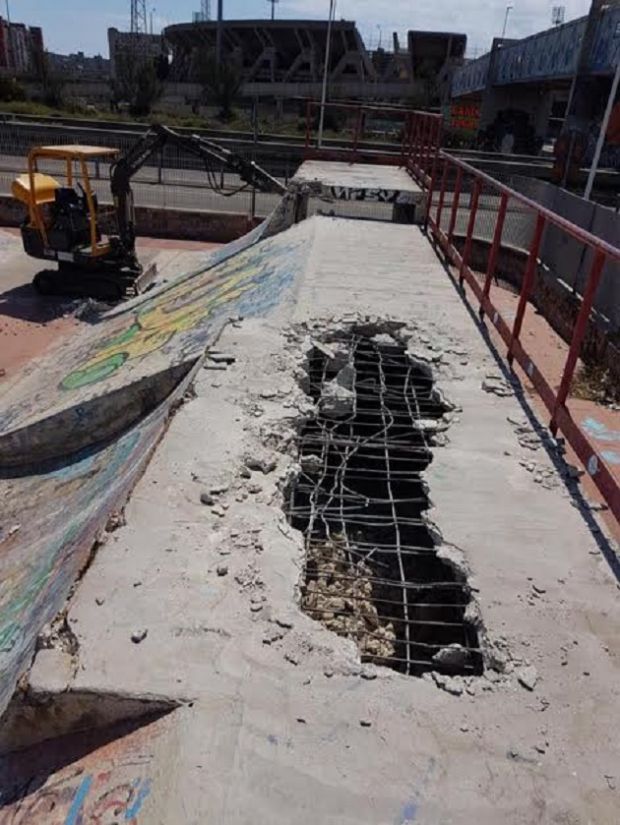 Skate-park skate-park-onnis-and-quot-demolizione-spazio-skate-via-rockfeller-scelta-scellerata-and-quot