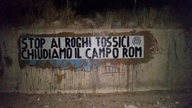 Cagliari cagliari-campo-rom-di-mulinu-becciu-blitz-di-casapound