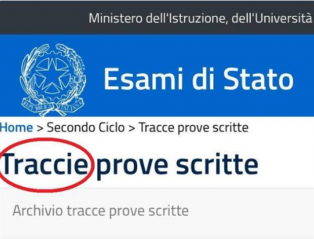 Maturità: Le 'traccie' con una 'i' di troppo sul sito del Miur maturit-and-agrave-le-traccie-con-una-i-di-troppo-sul-sito-del-miur