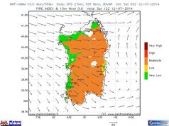 Incendi in Sardegna, zone a rischio – 12 luglio 2014 incendi-in-sardegna-zone-a-rischio-12-luglio-2014