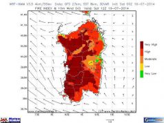 Incendi in Sardegna, zone a rischio – 19 luglio 2014 incendi-in-sardegna-zone-a-rischio-19-luglio-2014
