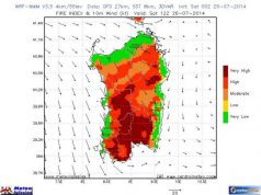 Incendi in Sardegna, zone a rischio 26 luglio 2014 incendi-in-sardegna-zone-a-rischio-26-luglio-2014