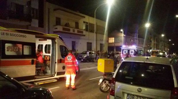 scooter-contro-auto-in-via-san-michele-quattro-feriti