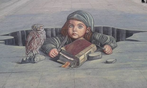 Piazza Carmine decorata. Ecco l’opera di Vera Bugatti piazza-carmine-decorata-ecco-l-and-rsquo-opera-di-vera-bugatti