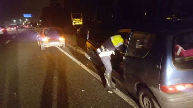 Ss195 ss195-scontro-tra-due-auto-un-ferito