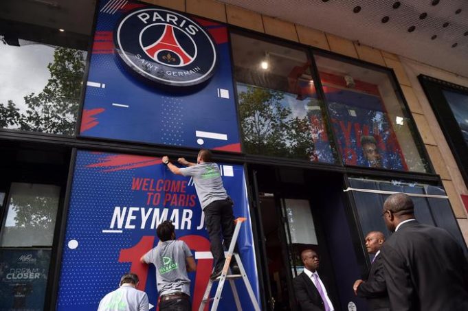 Neymar Jr new player of Paris Saint-Germain
