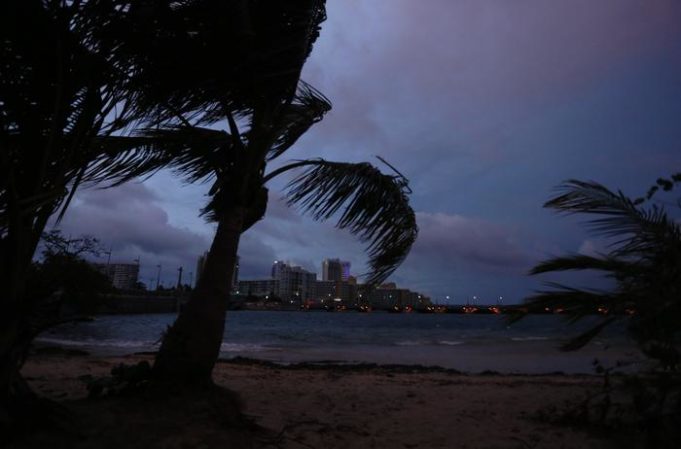 Governor puts Puerto Rico's fate in the hands of God as Hurricane Maria
heads for landfall