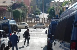 Apertura sede CasaPound, quartiere Is Mirrionis militarizzato