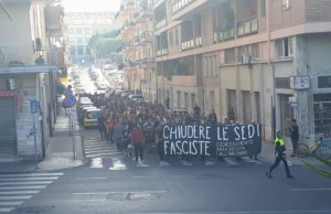 Corteo antifascista a Cagliari, oltre 200 in piazza per impedire apertura sede CasaPound