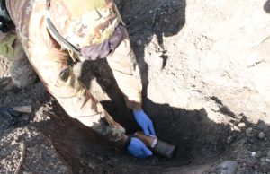 Chiaramonti, artificieri Brigata Sassari fanno brillare granata