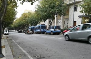 Salvini a Cagliari, città blindata – LE IMMAGINI