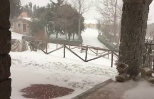 Una Sardegna imbiancata nelle immagini del Parco Donnortei di Fonni