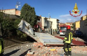 Maltempo, vigili del fuoco in azione a Capoterra
