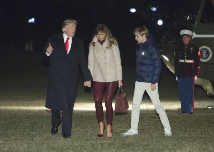 First family returns to White House