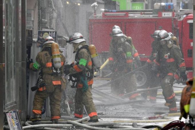 Fire broke out in a building at Shibuya Center-gai Shopping Street