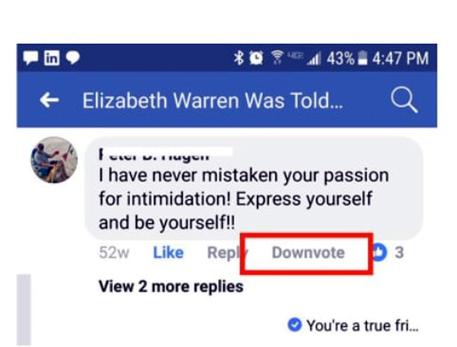 Facebook, tasto 'downvote' dal sito Daily Beast