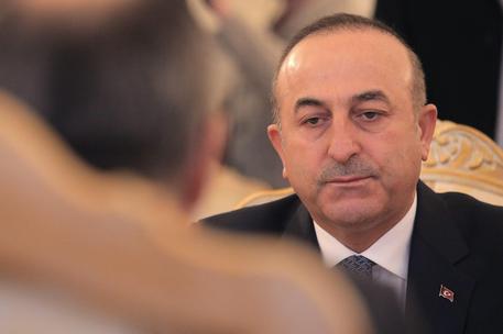 Turkish Foreign Minister Mevlut Cavusoglu in Moscow