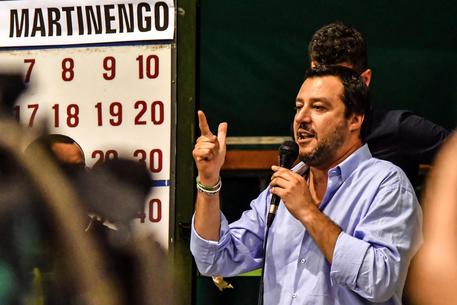 Lega party leader Matteo Salvini