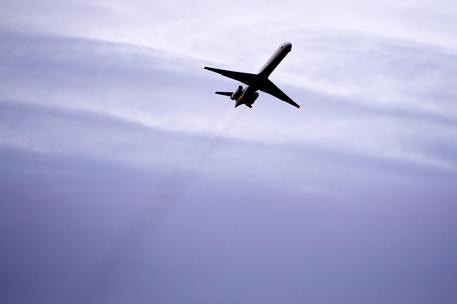 A commercial airline flight leaves Ronald Reagan Washington National Airport