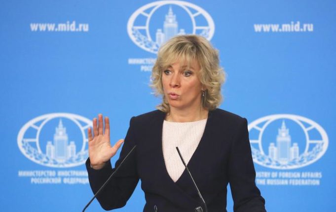 Russian Foreign Ministry spokesperson Maria Zakharova