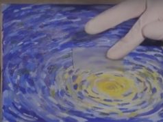 Gel rimuove adesivo da opere d’arte