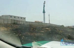 Quartu, fiamme minacciano le case, interviene il Paff