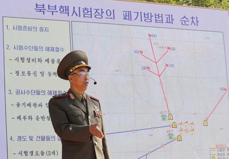 North Korea starts dismantling the Punggye-ri nuclear test facility