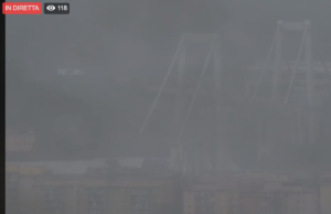 Genova, arriva il maltempo con forte vento: occhi puntati sul ponte Morandi