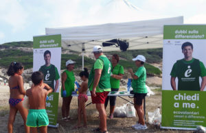 Sassari, ecovolontari in azione a Porto Ferro