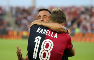 Un grande Cagliari batte la Dea e porta a casa la prima vittoria