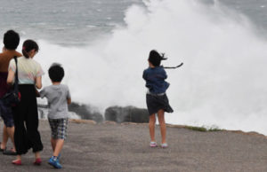 Giappone: arriva Jebi, il tifone più potente degli ultimi 25 anni