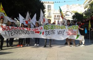 Cagliari, manifestazione in solidarietà a Caria e Pabis: Rete Kurdistan Sardegna in corteo