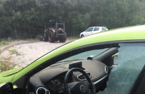 Pezzi di ghiaccio come il palmo di una mano: grandinata record a Isili