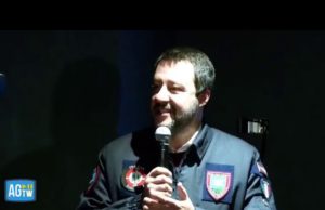 La scena del crimine ricreata in 3D, Salvini alla presentazione