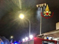 Oristano, paura per l’incendio di una villetta