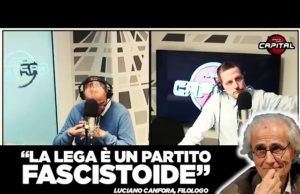 Il filosofo Canfora accusa la Lega di essere “fascistoide”, Salvini pubblica il video