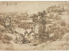 Scoperte 2 stesure dell’opera di Leonardo da Vinci “Il Paesaggio”