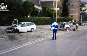 Cagliari, grave incidente stradale in via Cadello