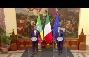 A Palazzo Chigi Conte incontra il Primo ministro etiope Abiy Ahmed Ali