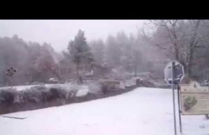 Neve in Sardegna, le immagini di Tascusi’ – video del Ristorante Madonna delle nevi