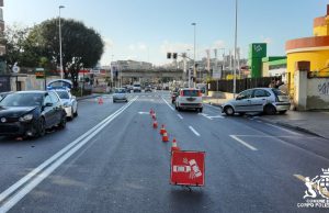 Pirri, incidente in via Riva Villasanta: ferito il conducente