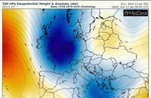 Ondata di freddo e neve: in Sardegna arriva il ciclone mediterraneo