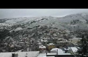 Lo splendore della neve imbianca Esterzili- le immagini di Mauro Loi