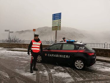 carabinieri neve