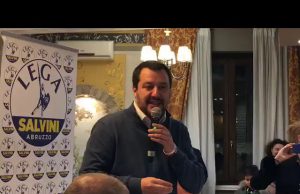 Salvini: “Domenica l’Abruzzo darà un segno di speranza a tutti”