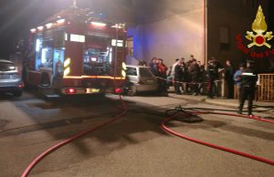 Iglesias, incendio in casa: ferita una donna