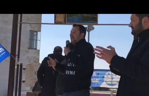 Pomarico, continua il tour elettorale di Matteo Salvini in Basilicata