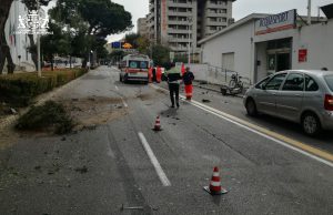 Cagliari, incidente in viale Diaz: due feriti