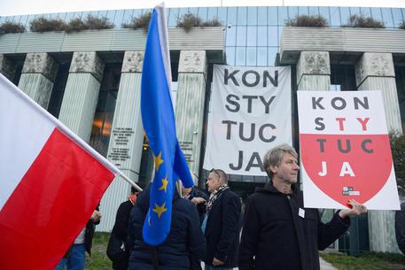 Protest against the judicial reform in Warsaw