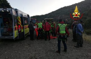 Sarroch, escursionista rimane ferita: intervento dei vigili del fuoco